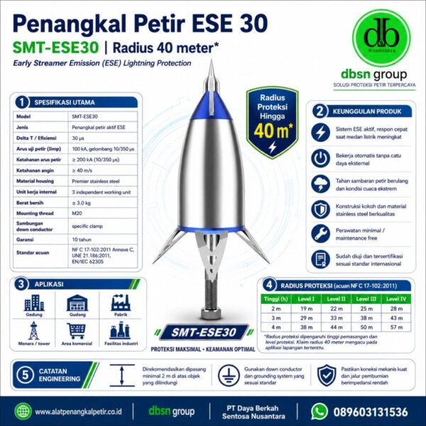 Penangkal Petir TSLTP ESE 30